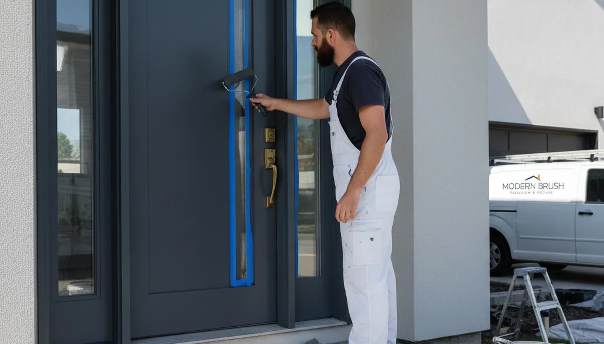 Professional door painting and refinishing in Oakland, CA by expert house painters
