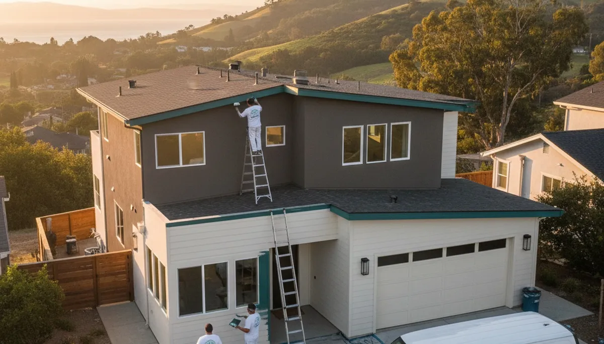 Professional house painting services in Oakland, CA for residential exterior and interior painting